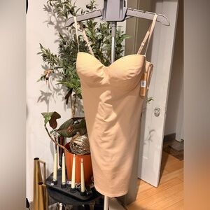 SKIMS Slip Dress in Clay